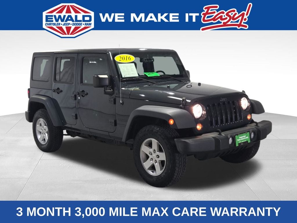 2016 Jeep Wrangler Unlimited Sport