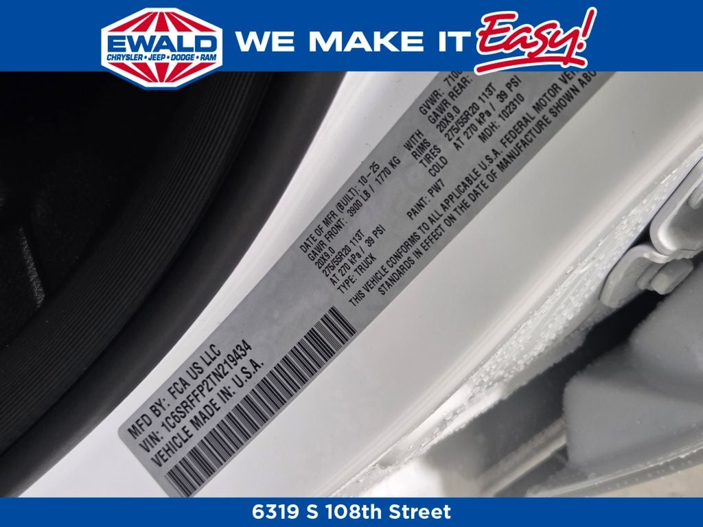 2026 RAM 1500 Big Horn/Lone Star