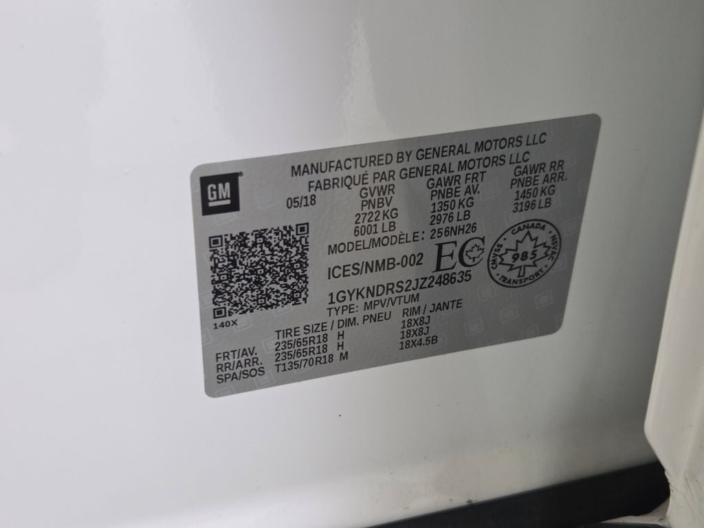 2018 Cadillac XT5 Luxury