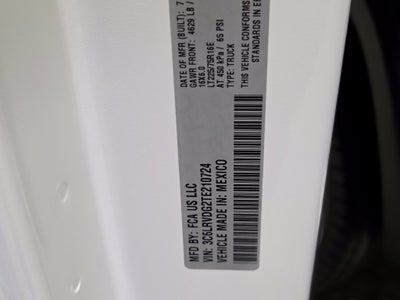 2026 RAM ProMaster 2500 High Roof