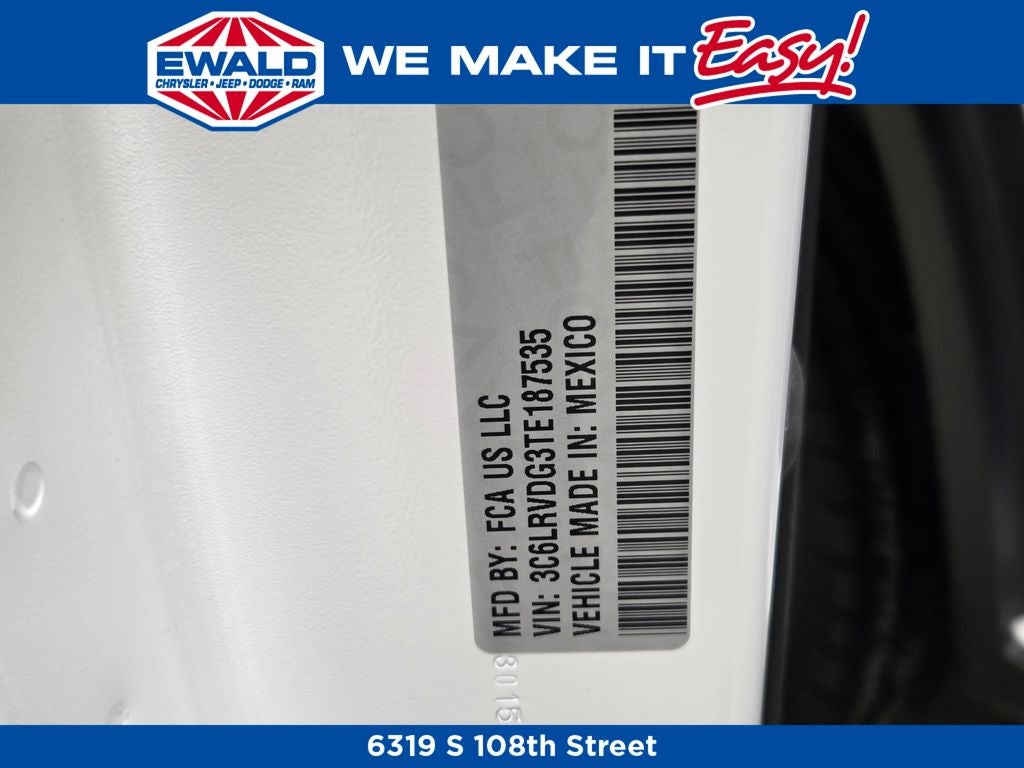 2026 RAM ProMaster 2500 High Roof