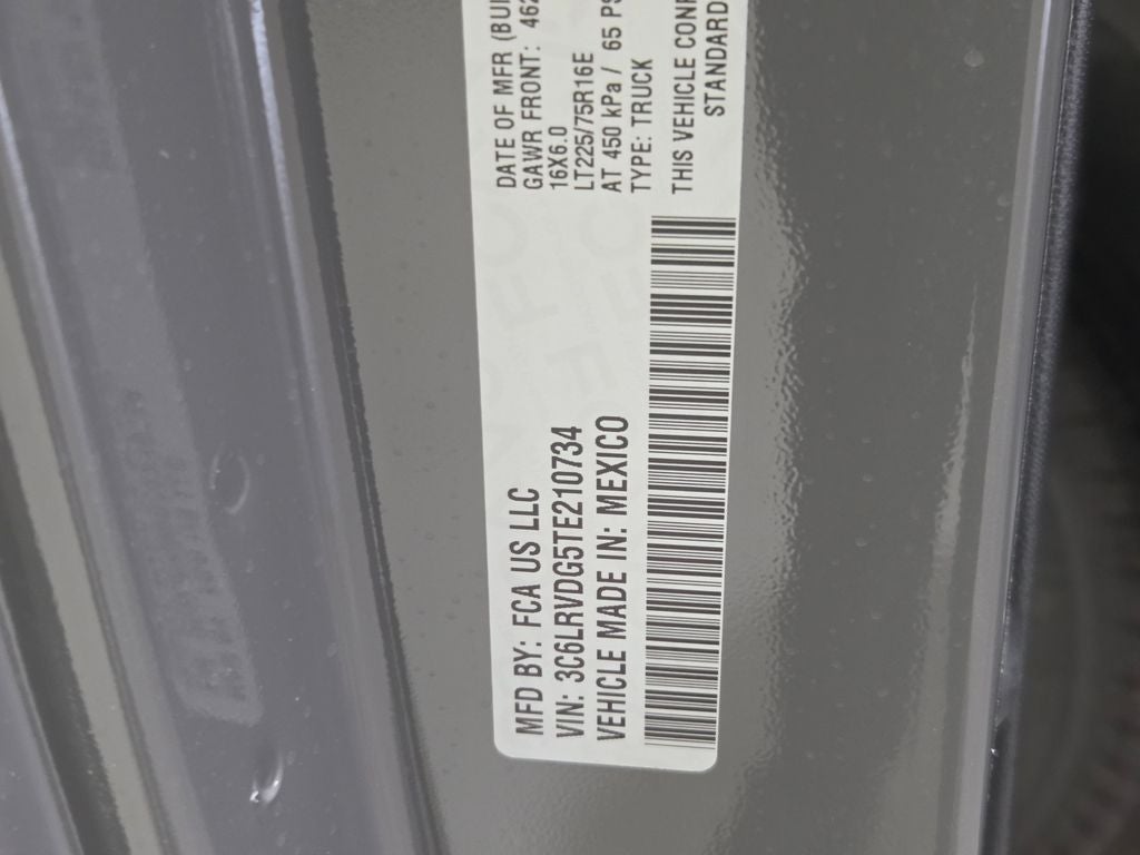 2026 RAM ProMaster 2500 High Roof