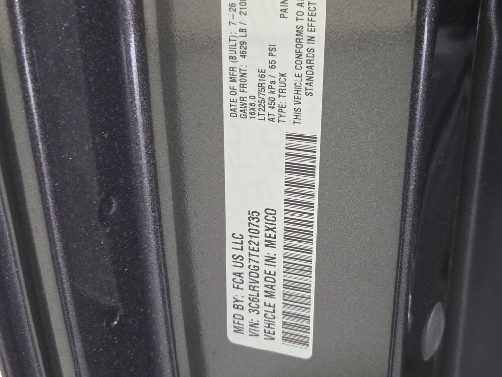 2026 RAM ProMaster 2500 High Roof