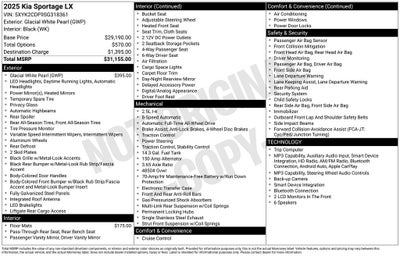 2025 Kia Sportage LX
