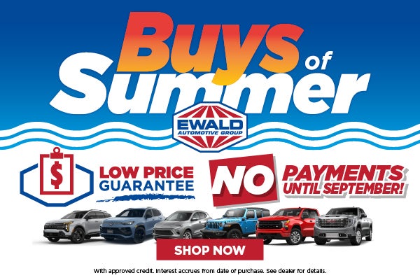 Low Price Guarantee, No Payments Til Sept