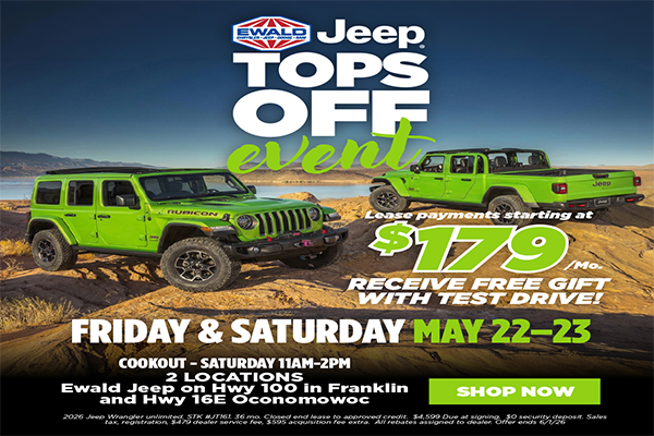 Jeep Tops Off Sales Event